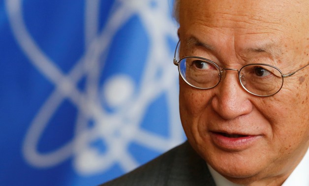 International Atomic Energy Agency (IAEA) Director General Yukiya Amano reacts during an interview with Reuters at the IAEA headquarters in Vienna, Austria September 26, 2017. REUTERS/Leonhard Foeger