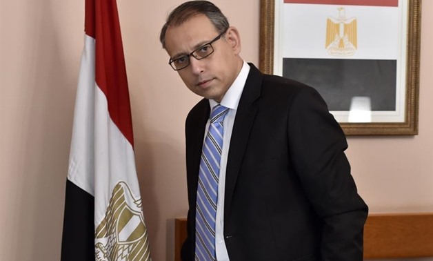 Egypt's Ambassador to Lebanon Nazih el Nagari - Press Photo