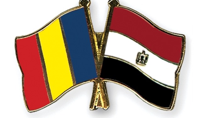  Romania's flag and Egypt's flag - CC