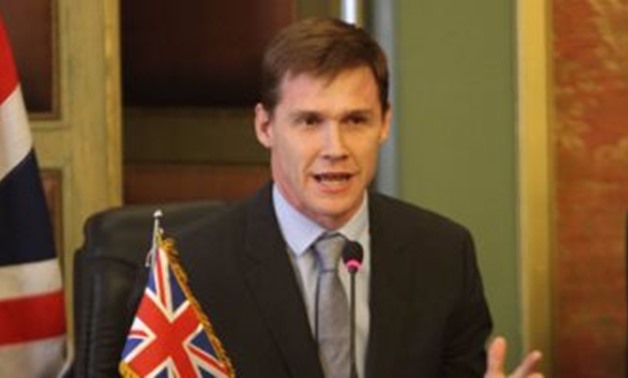 The UK ambassador to Cairo - File photo