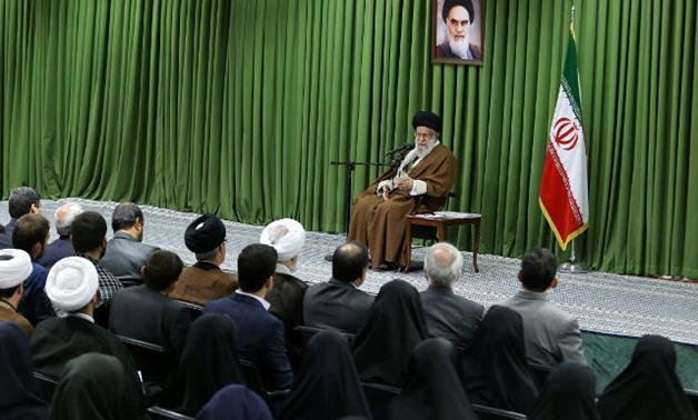 Iran's Supreme Leader Ayatollah Ali Khamenei speaks during a meeting with students in Tehran -- REUTERS