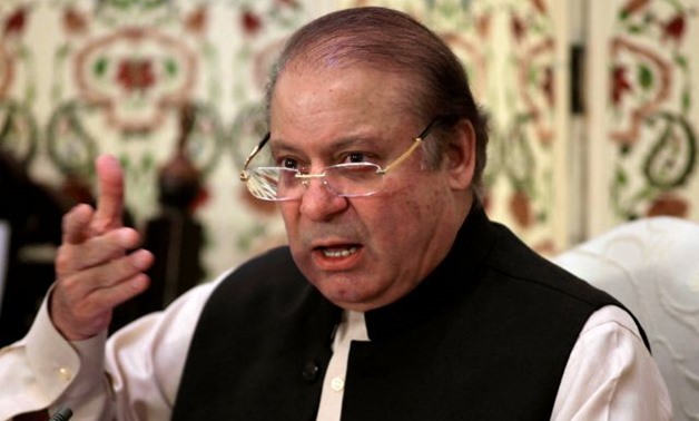 Pakistan's former PM Nawaz Sharif speaks during a news conference in Islamabad -- REUTERS