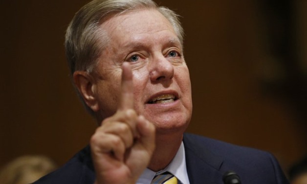 Republican U.S. Senators Lindsey Graham - press Photo