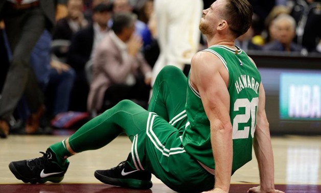 NBA star Gordon Hayward suffered an horrific injury on his Boston Celtics' debut, REUTERS