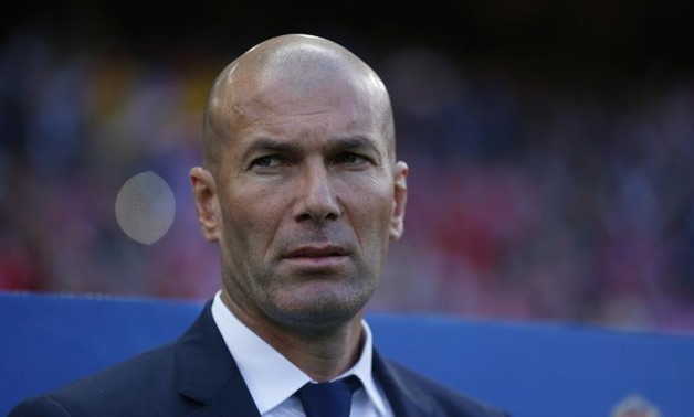 Champions League Semi Final Second Leg - Vicente Calderon Stadium, Madrid, Spain - 10/5/17 Real Madrid coach Zinedine Zidane - Reuters