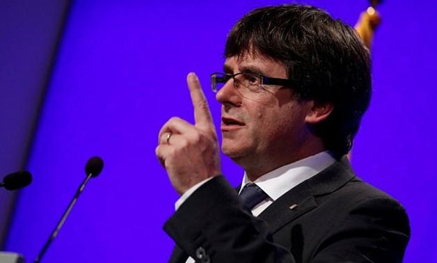 Catalan leader Carles Puigdemont - Press Photo