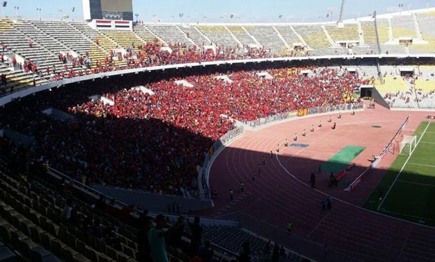 Fans in Borg El Arab stadium from Al Ahly vs Etoile du Sahel match, Egypt Today 