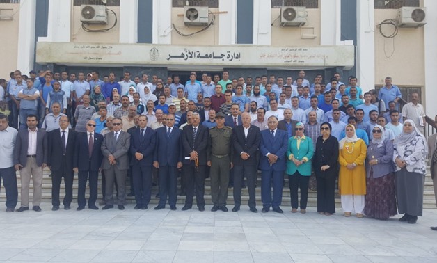 Al-Azhar University standing moment of silence for martyrs-File Photo