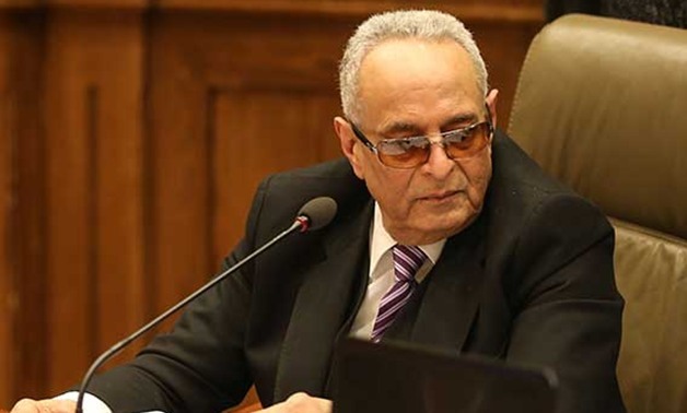 FILE- Head of the Egyptian Parliament's Constitutional and Legislative Affairs Committee, Bahaa al-Din Abu Shoqa -
