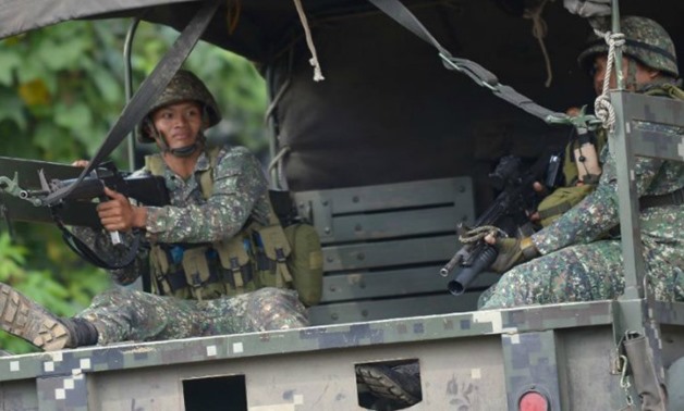 Philippine military airstrikes aimed at militants battling soldiers in a southern city instead killed 10 troops and injured seven others (AFP Photo)