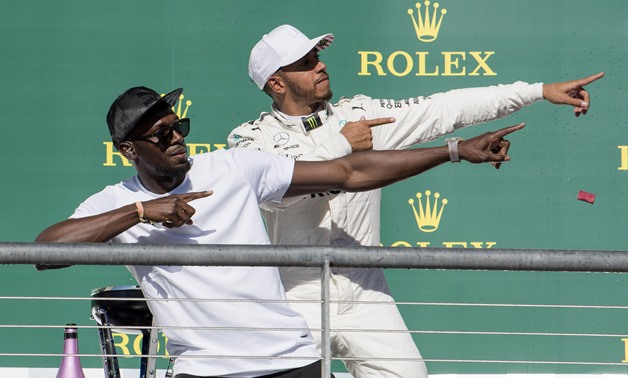 Lewis Hamilton & Usain Bolt – Press image courtesy Reuters