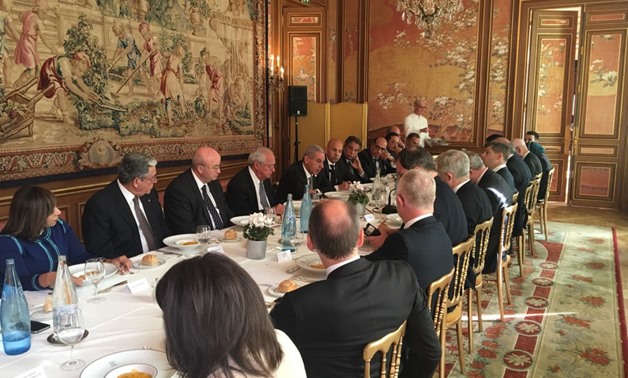 Kabil chairs a meeting of the Egyptian-French Business Council in Paris – Press Photo