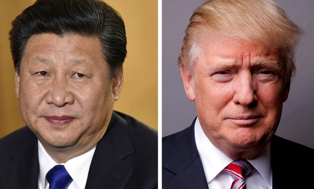 Chinese President Xi Jinping and U.S. President Donald Trump. REUTERS