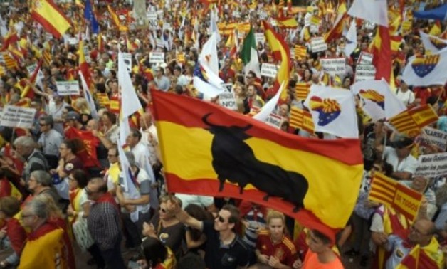 Spain is suffering its worst political crisis in a generation after separatists in the wealthy northeastern region of Catalonia voted in a banned referendum on October 1 in favour of independence - AFP