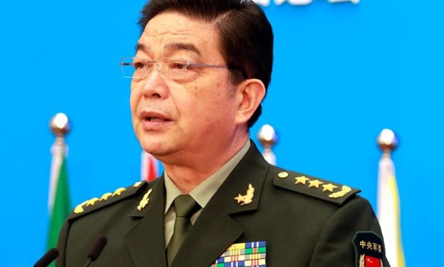 Chinese Defence Minister Chang Wanquan speaks at the Xiangshan Forum, in Beijing, China - REUTERS
