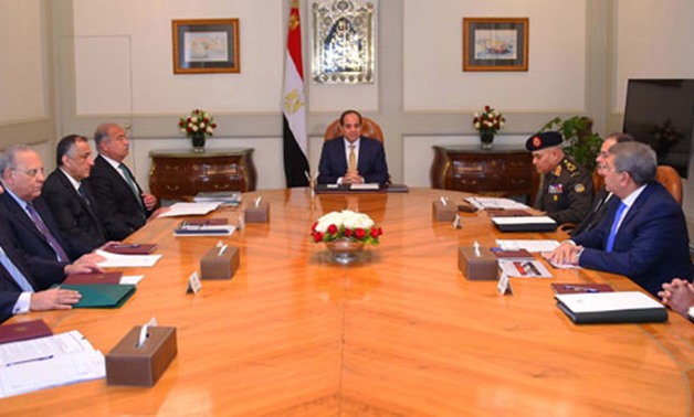 President Abdel Fatah al-Sisi held a meeting including the high security officials - File Photo