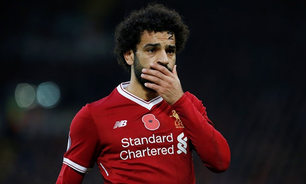 Liverpool's Mohamed Salah looks dejected after having his penalty saved Action Images - Reuters/Craig Brough