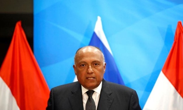 Foreign Minister Sameh Shoukry - File Photo