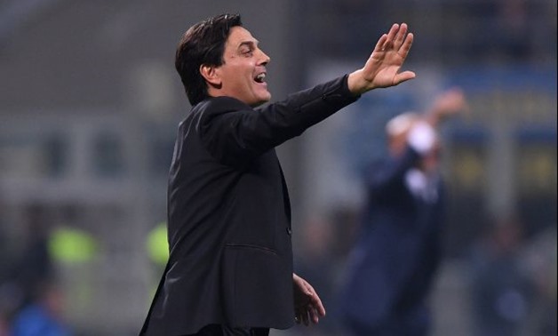 Milan coach Vincenzo Montella, REUTERS