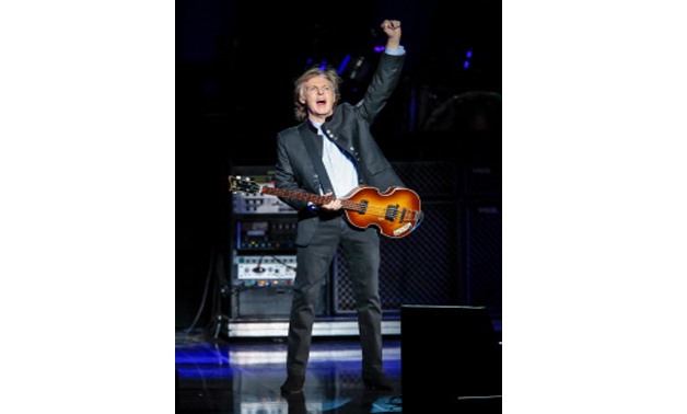 This file photo taken on July 26, 2017 shows Sir Paul McCartney performing in concert during his One on One tour at Hollywood Casino Amphitheatre on July 26, 2017 in Tinley Park, Illinois. (Photo: AFP) 