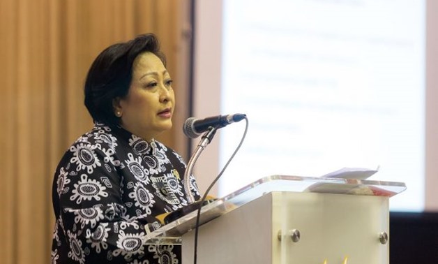  Sri Adiningsih speaking to the 9th International Indonesia Forum Conference January 9, 2013 - Photo courtesy of the forum