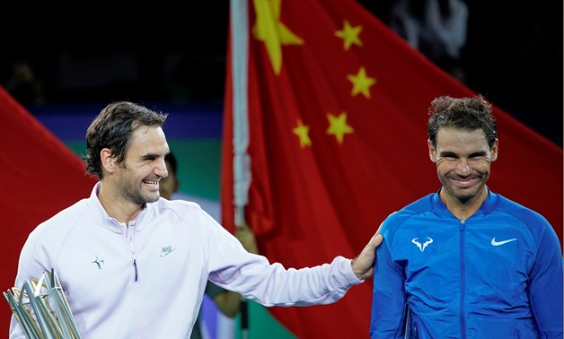 Roger Federer of Switzerland and Rafael Nadal of Spain – Press image courtesy Reuters 