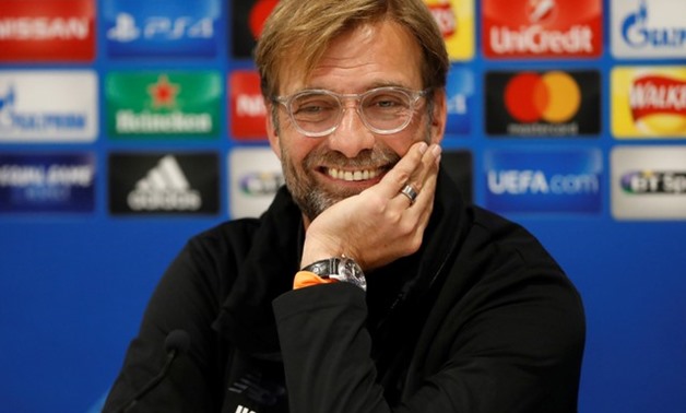 Liverpool manager Juergen Klopp during the press conference Action Images via Reuters
