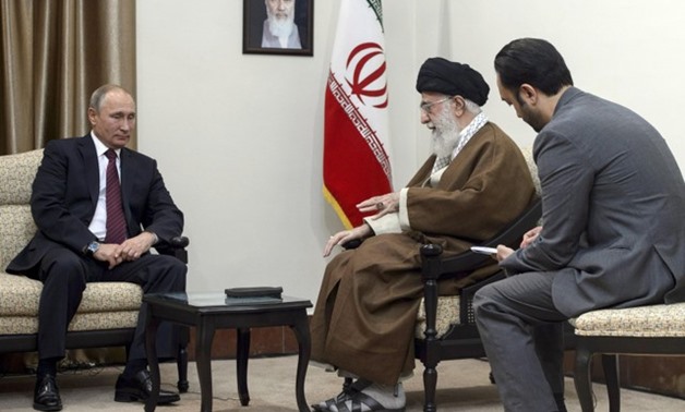 Russian President Vladimir Putin meets with Iranian Supreme Leader Ayatollah Ali Khamenei in Tehran - REUTERS