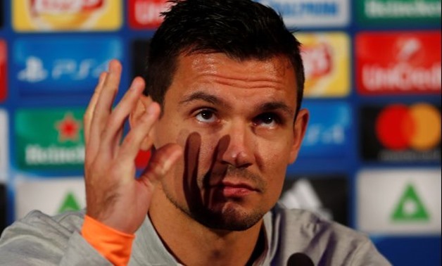 Liverpool's Dejan Lovren during the press conference Action Images - Reuters