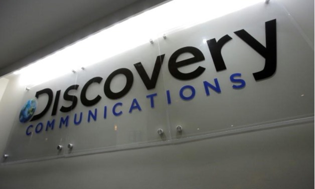 The Discovery Communications logo is seen at their office in Manhattan, New York, U.S., August 1, 2016 -
 REUTERS/Andrew Kelly