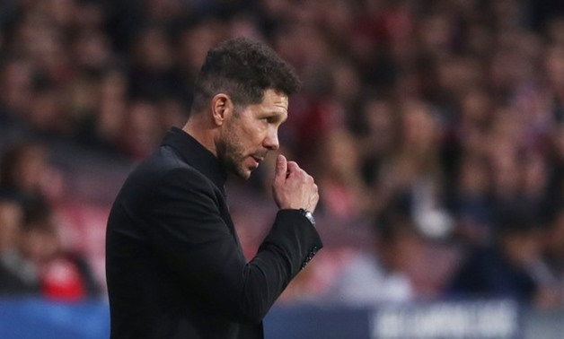 Champions League - Atletico Madrid vs Qarabag FK - Wanda Metropolitano, Madrid, Spain - October 31, 2017 Atletico Madrid coach Diego Simeone – REUTERS