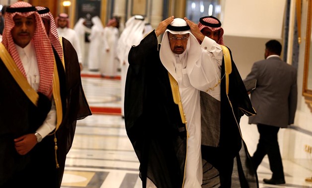 Saudi Oil Minister, Khalid al-Falih, arrives to attend the Future Investment Initiative conference in Riyadh, Saudi Arabia October 24, 2017. REUTERS/Faisal Al Nasser