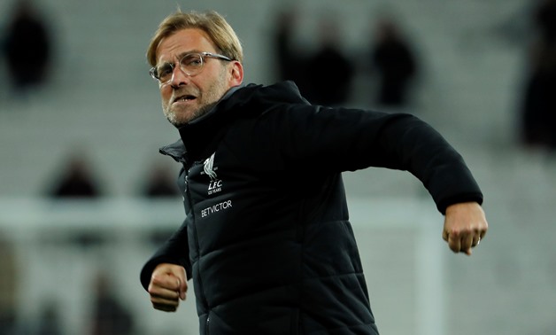 Liverpool manager Juergen Klopp celebrates after the match REUTERS/Eddie Keogh