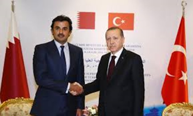 Turkish President Tayyip Erdogan cut the ceremonial opening ribbon alongside visiting Sheikh Tamim bin Hamad Al-Thani of Qatar. (REUTERS)