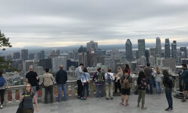 © Daniel Slim, AFP | General view of the City of Montreal in Quebec, Canada, taken on October 7, 2010, from the top of Mount Royal.