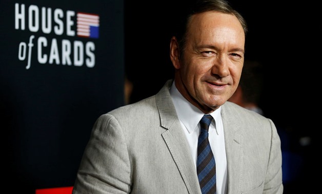 Cast member Spacey poses at the premiere for the second. REUTERS
