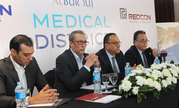 Left to right: Managing Director of Accsight Islam Anan, Founder and Chairman for RMP Hazem Ashry, Redcon Chairman Tarek El Gamal and Medical Director of Redcon Medical Parks Sherif Mourad - press photo