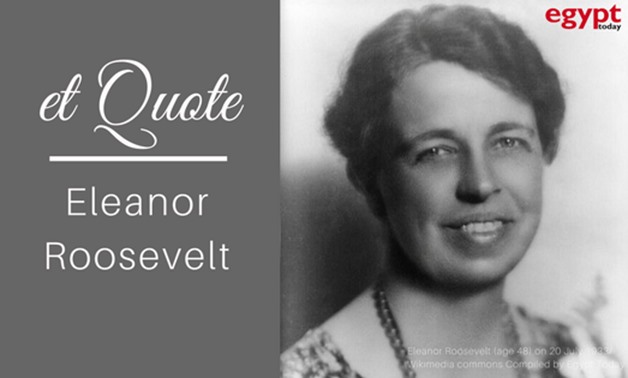 Eleanor Roosevelt (age 48) on 20 July 1933/ Wikimedia commons Compiled by Egypt Today