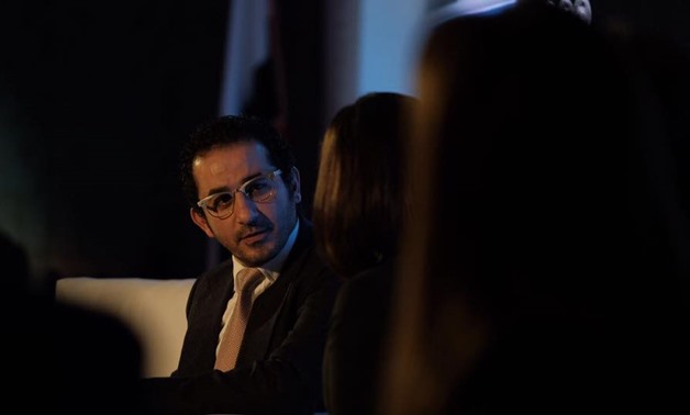 Egyptian Actor Ahmed Helmy during UNICEF summit. February 13, 2017 - Facebook Page