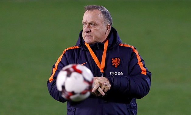 Netherlands coach Dick Advocaat during training Action Images via Reuters/Lee Smith