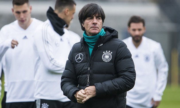 Joachim Loew Germany’s national team coach during training – Press image courtesy German National Team’s official Twitter
