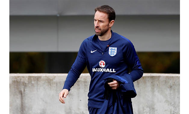 England manager Gareth Southgate during training Action Images - Reuters/Carl Recine