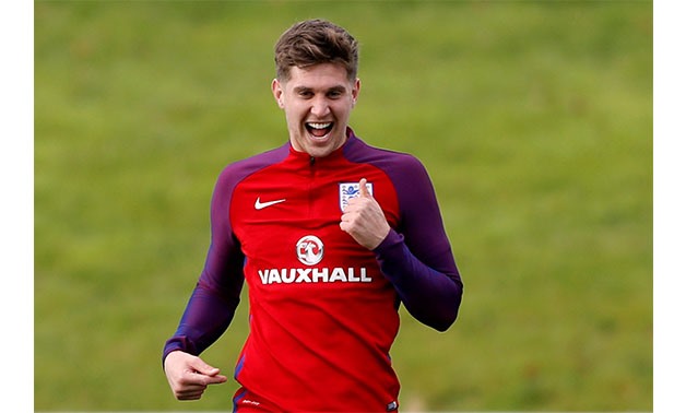 England’s John Stones during training Action Images - Reuters/Carl Recine