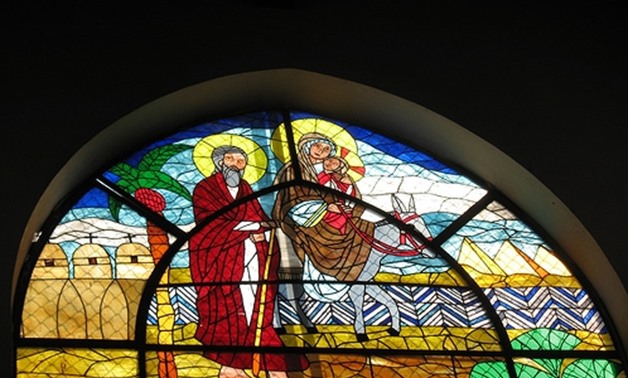 Stained glass art in Maadi church – Memphis tours