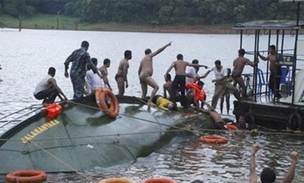 The accident took place in Krishna river about 25 kilometres (15 miles) from Vijayawada city, district administrative chief B. Lakshmikantham told Reuters. Photo: AFP file