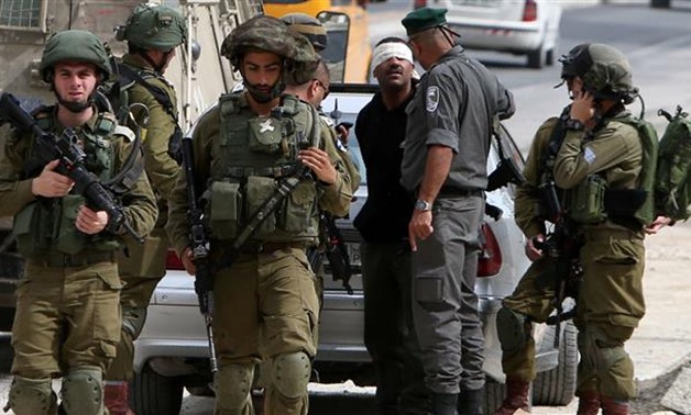 Israeli forces on alert in Gaza - Press Photo