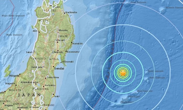 A magnitude 6.1 quake hit off the east coast of Japan early on Thursday but authorities did not issue a tsunami warning - AFP
