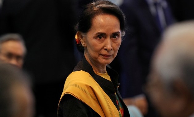 Myanmar State Counselor Aung San Suu Kyi attends the opening session of the 31st ASEAN Summit in Manila, Philippines, November 13, 2017. REUTERS/Athit Perawongmetha TPX IMAGES OF THE DAY