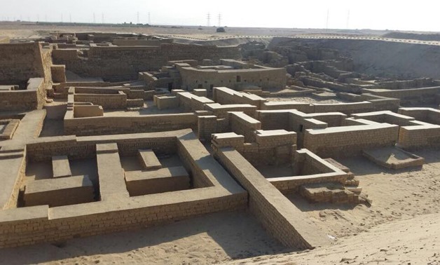 Minister of Antiquities Khaled al-Anani embarked on an inspection tour at the archaeological site Umm al-Breijat – File Photo