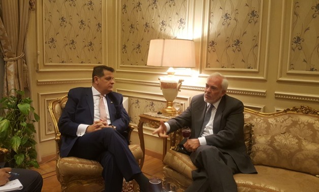 Chief of Foreign Affairs Committee at the Egypt’s Parliament MP Tarek Radwan met on Monday with Greece ambassador to Cairo Michael Christos in Cairo - EGYPT TODAY